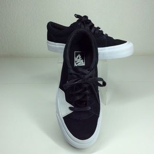 Vans black suede